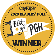 award for City Paper best of Pittsburgh reader's poll