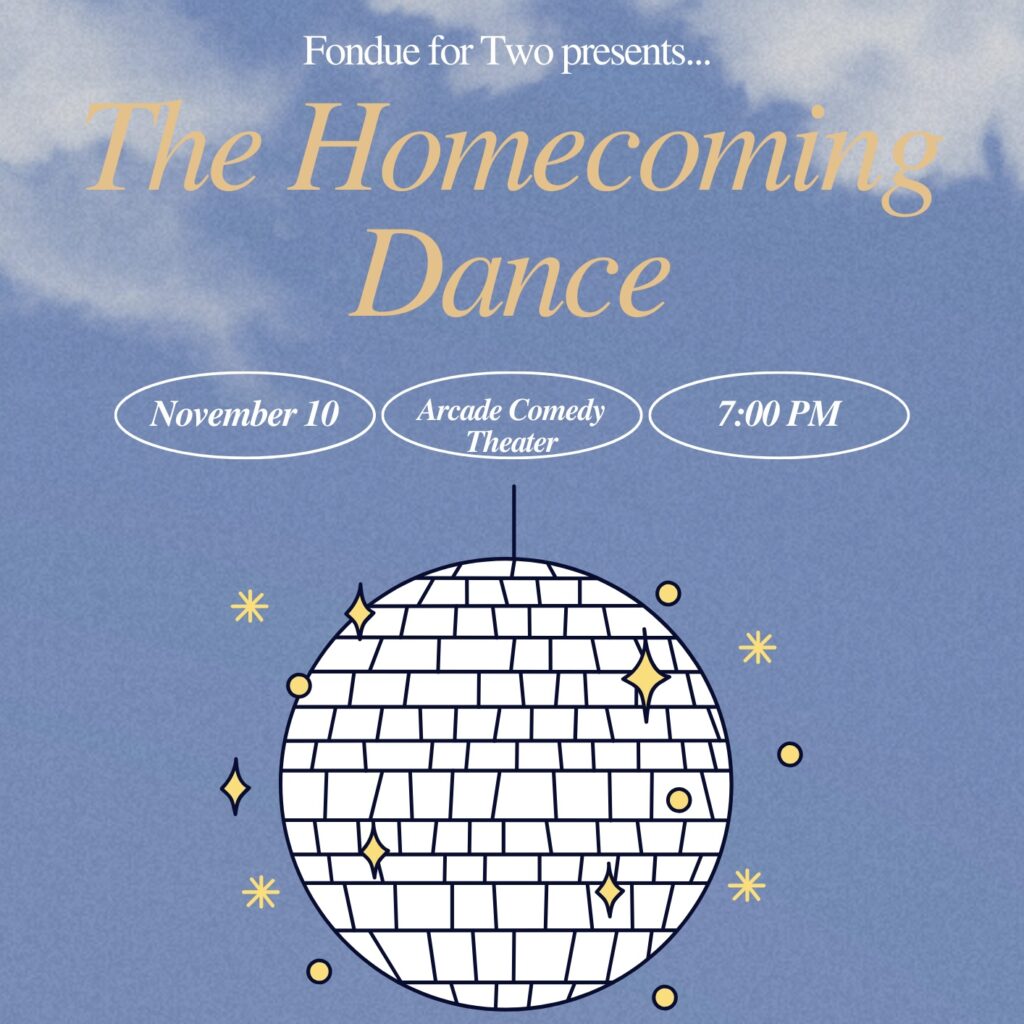 Fondue for Two: Homecoming Dance poster
