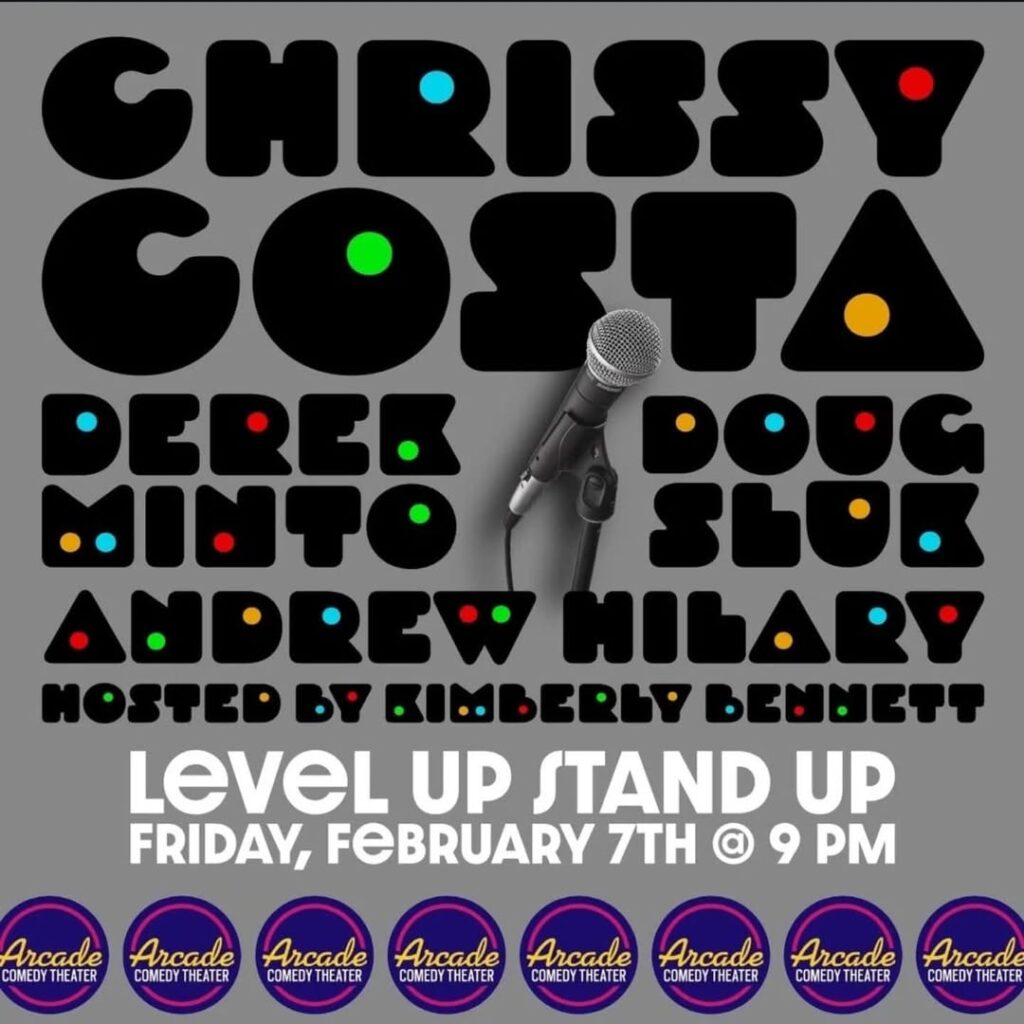 Level Up Stand Up poster