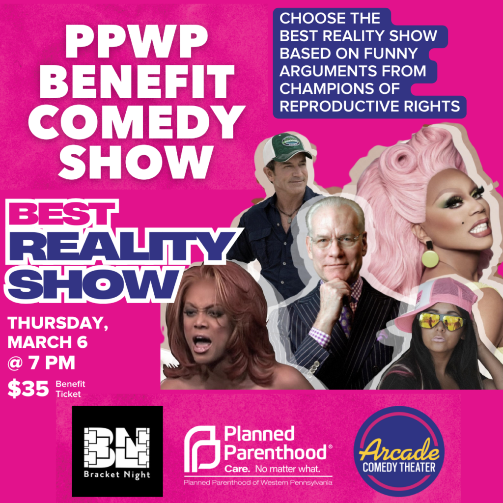 Bracket Night Planned Parenthood of Western PA Benefit poster