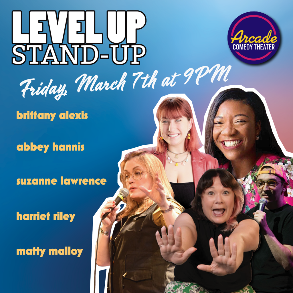 Level Up Stand Up poster