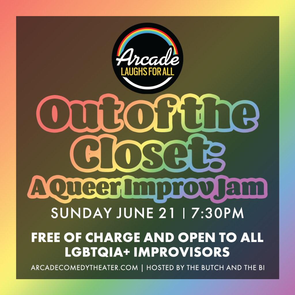 Queer Improv Jam w/ The Butch and The Bi poster