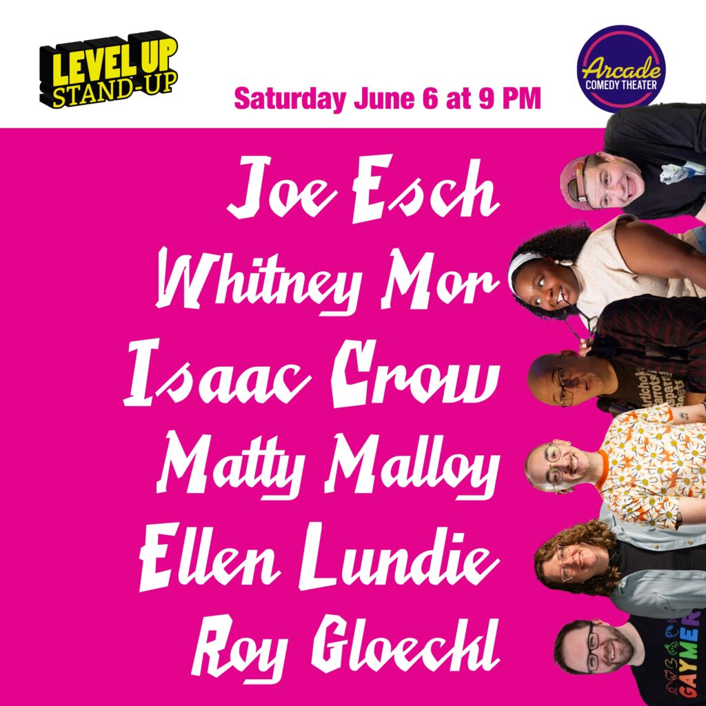 Level Up Stand Up poster