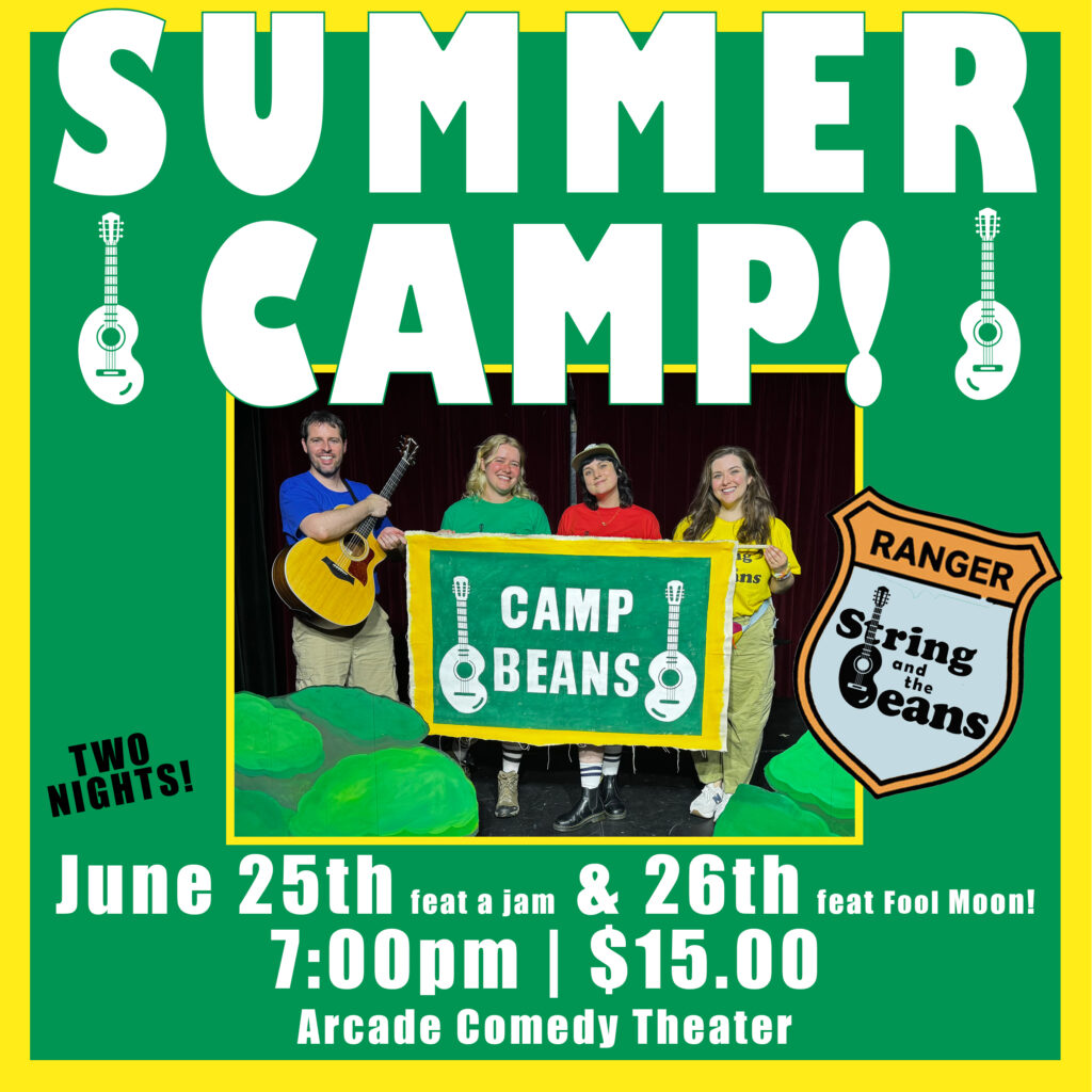 String and The Beans Summer Camp Show poster