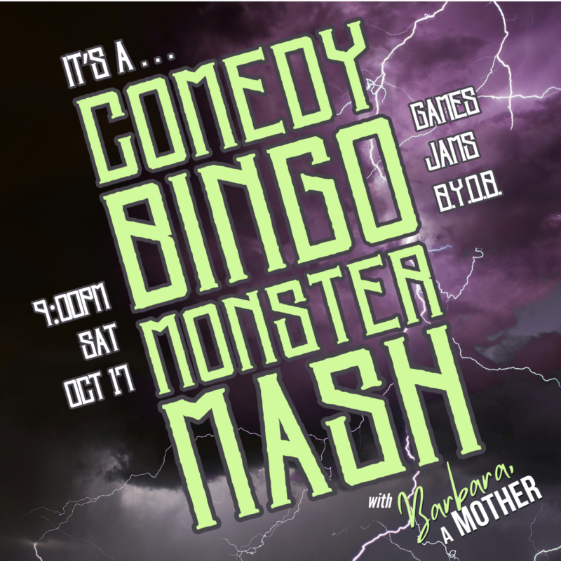 Poster for Comedy Bingo Night with Barbara, A Mother