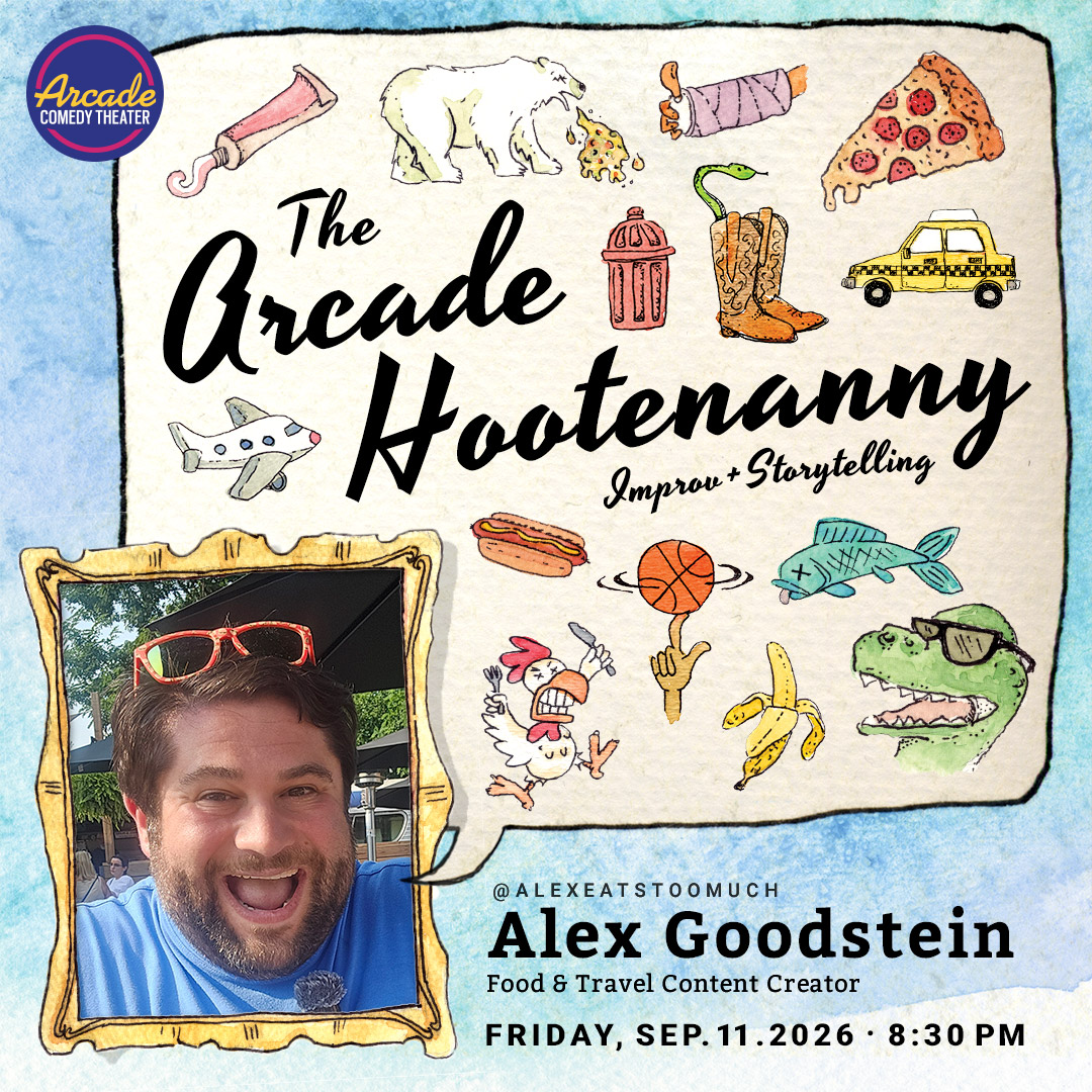 The Arcade Hootenanny features Pittsburgh's best improvisers creating comedy from a guest monologist's true stories.