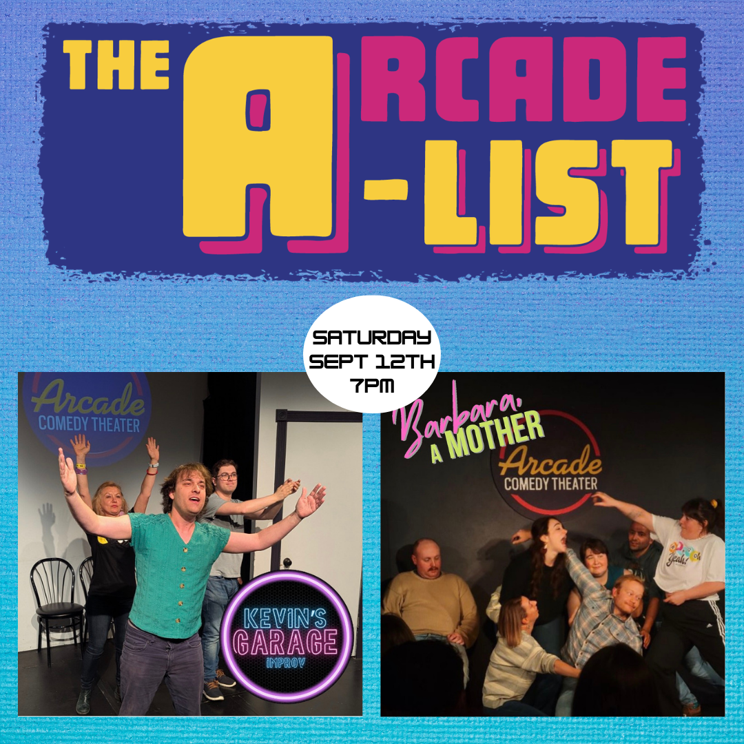 See two of the very best (the literal A-List) of independent comedy teams in Pittsburgh in one single show. This week we’re featuring Barbara, A Mother and Kevin’s Garage. These improv teams ask for audience suggestions to kick off a series of hilarious characters and unforgettable scenes. Don’t miss the best-of-the-best!