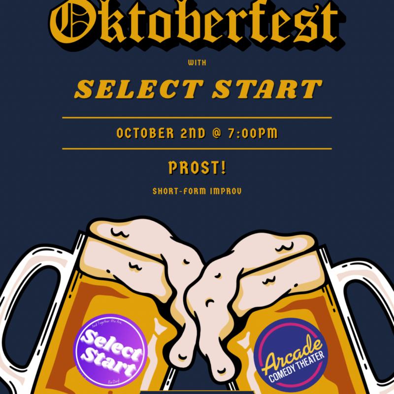Poster for Oktoberfest with Select Start