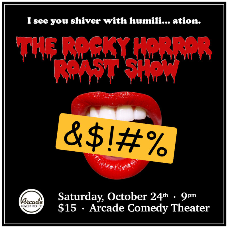 Poster for The Rocky Horror ROAST Show
