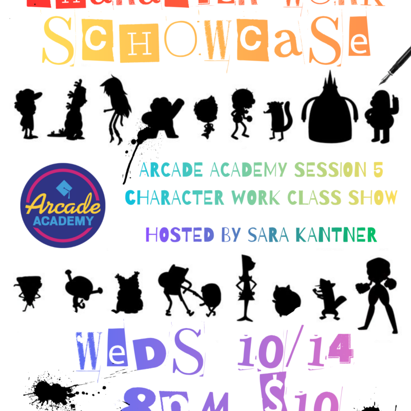 Poster for Character Work Showcase