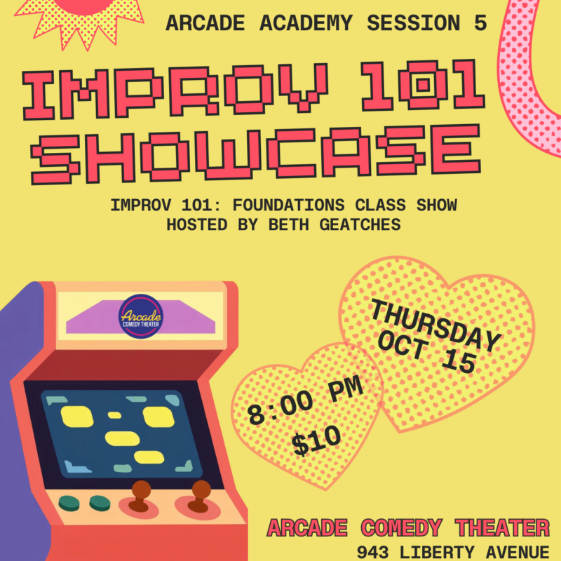 Poster for IMPROV 101 Showcase